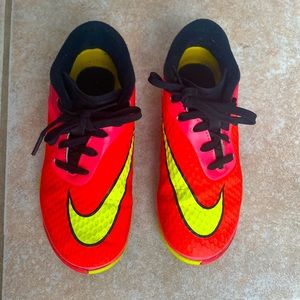 Nike soccer cleats, children size 12